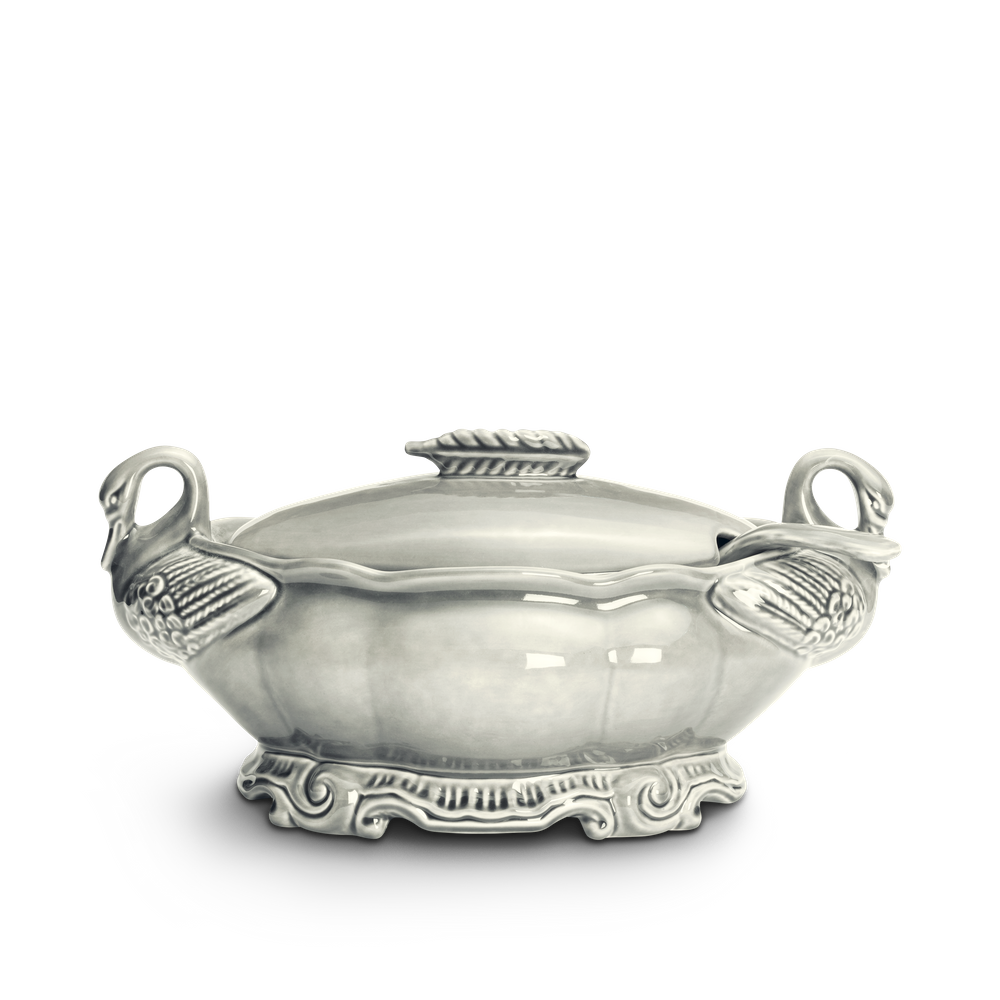 Lace Tureen 41 x 24 cm / 470 cl Grey