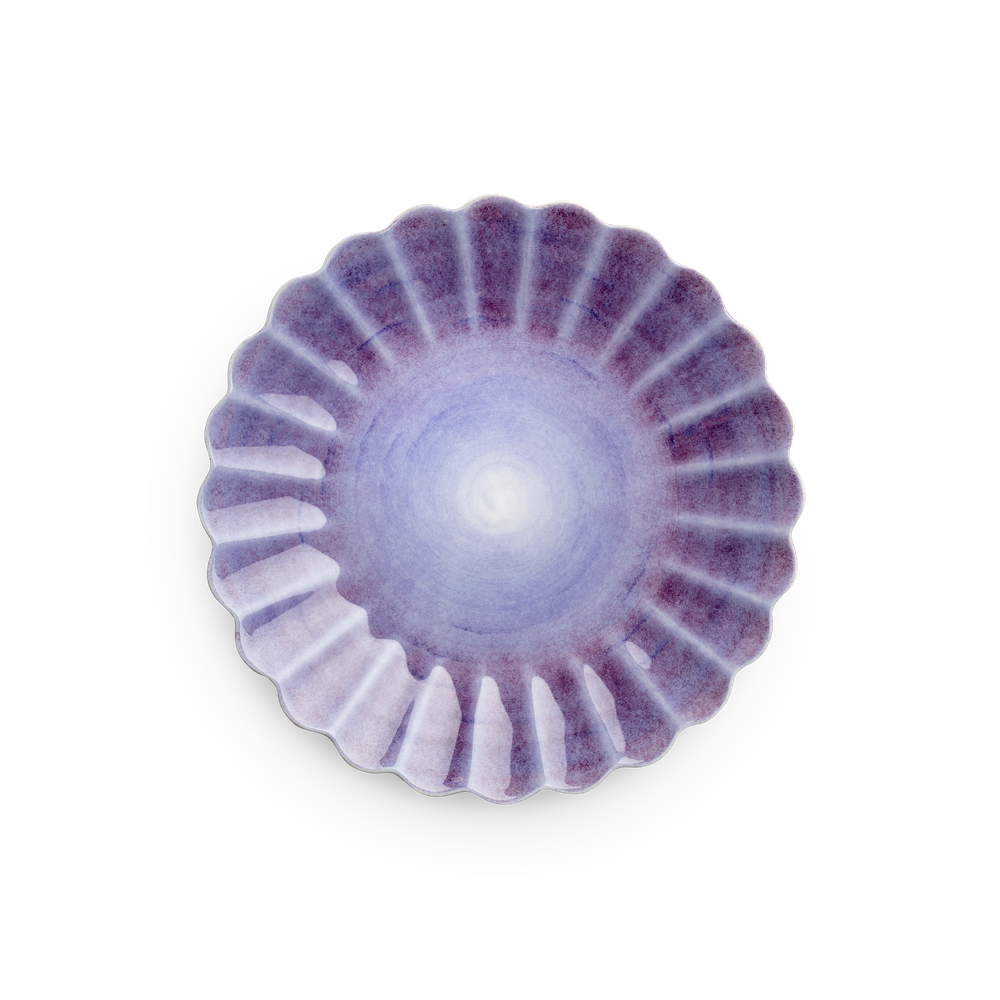 Oyster Plate 28 cm Purple